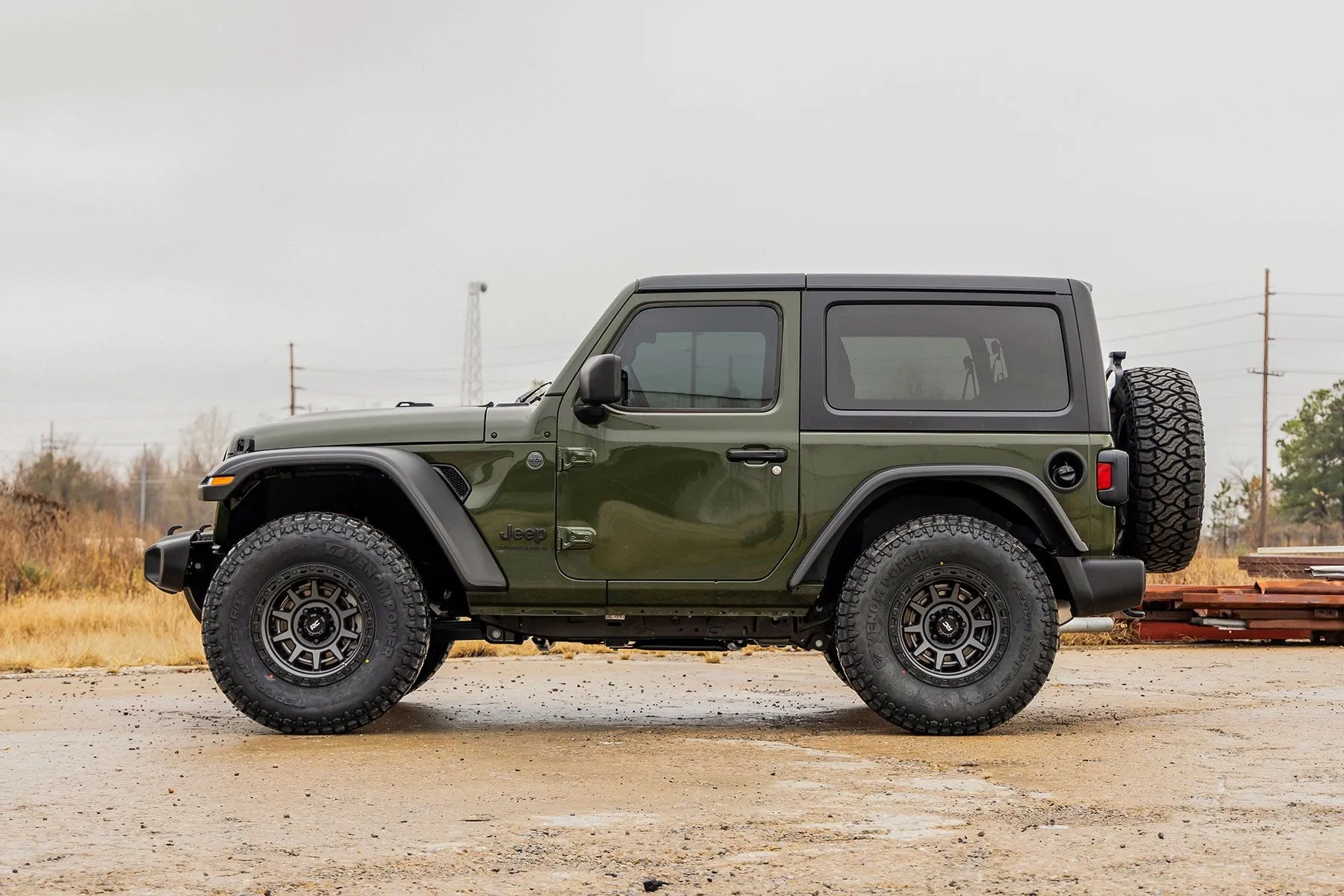 3.5 Inch Lift Kit | C/A Drop | Front D/S | Jeep Wrangler JL 4WD (2024)