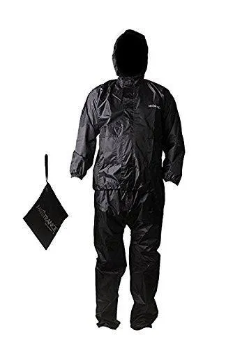 AllExtreme Unisex Super Light Outdoor Waterproof Raincoat With Hoods, Unisex Portable Rain Suit, Jacket And Pant set