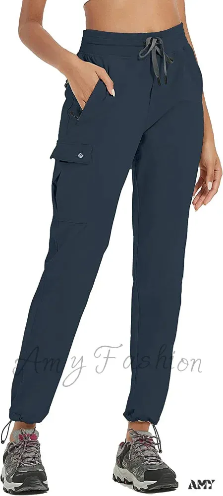 Amy Fashion - Cargo Hiking Pants Lightweight Joggers Quick Dry Capris