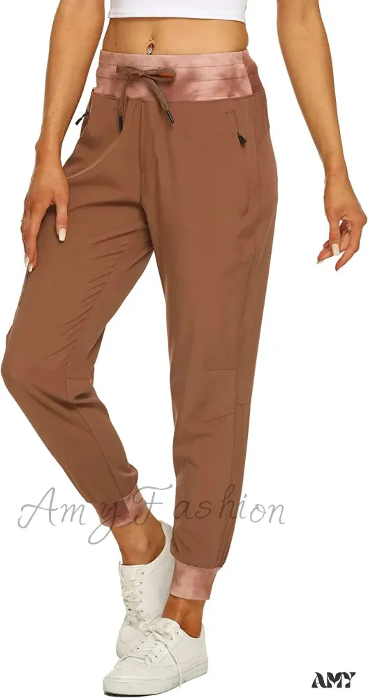 Amy Fashion - Cargo Hiking Pants Lightweight Joggers Quick Dry Capris