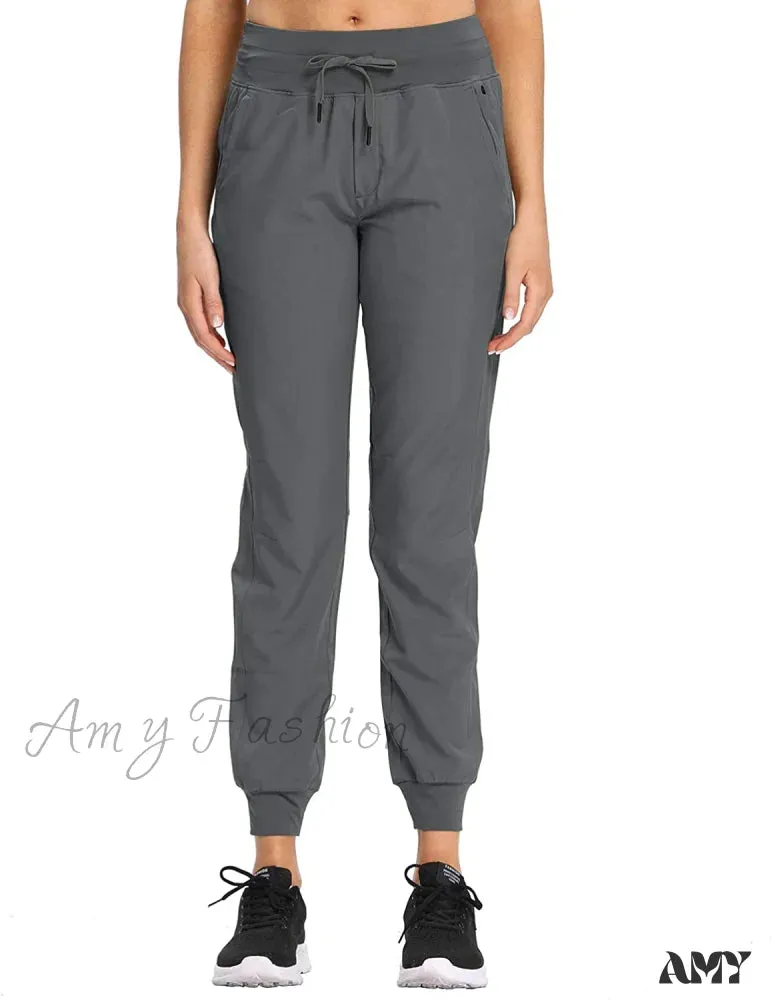 Amy Fashion - Cargo Hiking Pants Lightweight Joggers Quick Dry Capris