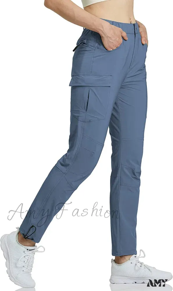 Amy Fashion - Hiking Cargo Pants Quick Dry Outdoor Camping Capris