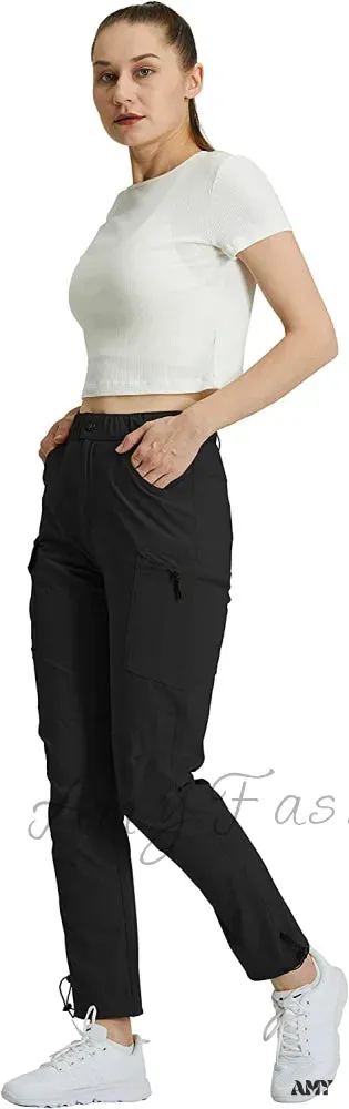 Amy Fashion - Hiking Cargo Pants Quick Dry Outdoor Camping Capris