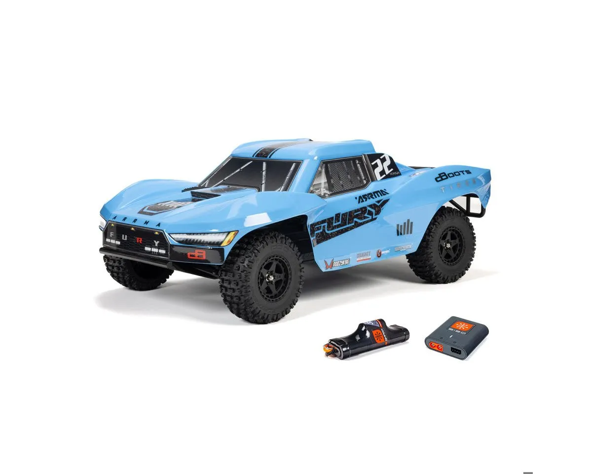 Arrma Fury 2WD MEGA 550 RTR Brushed 1/10 Off-Road Short Course Truck w/SLT2 2.4GHz Radio, Battery & Charger