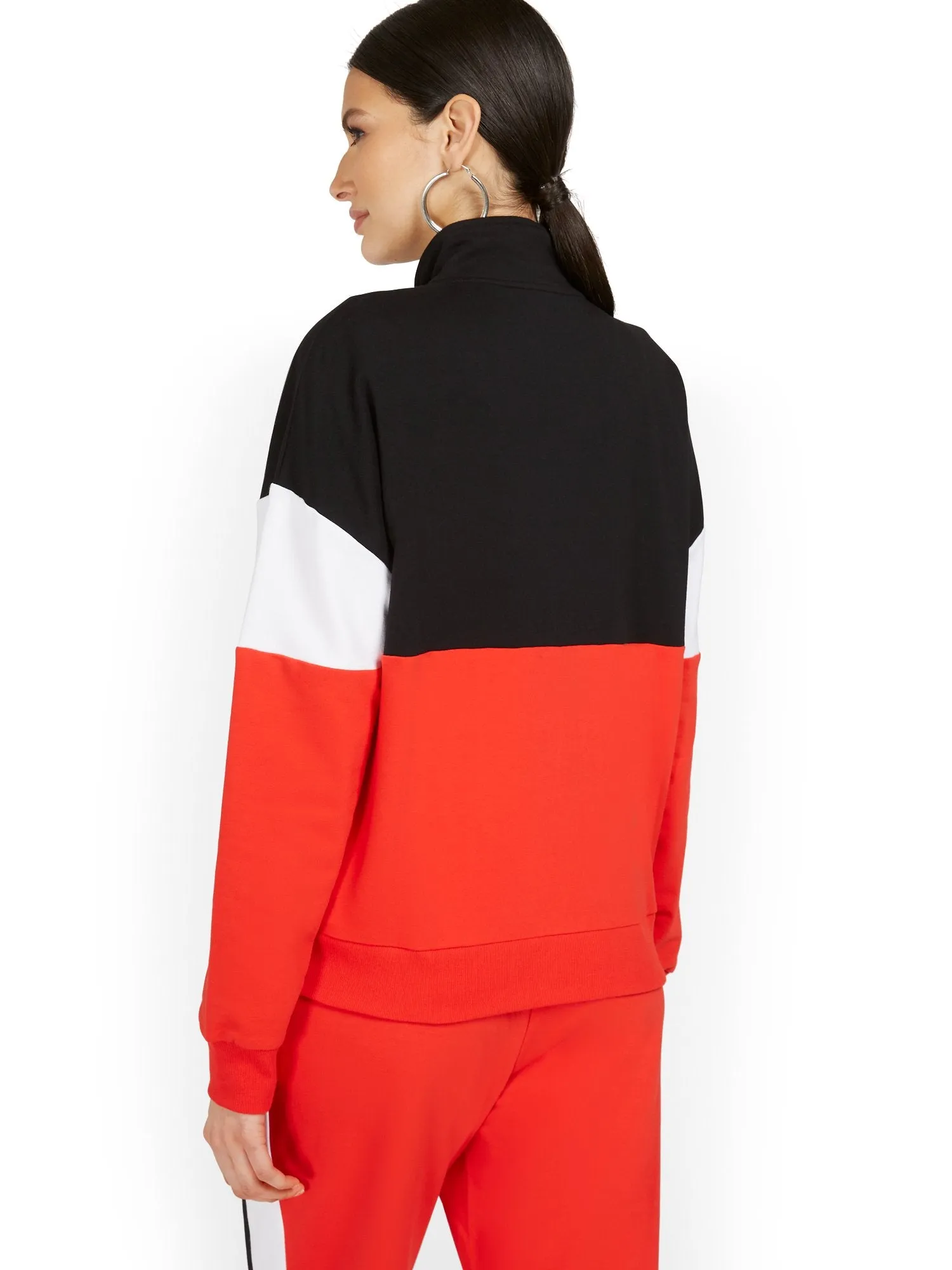 Colorblock Zip-Up Jacket