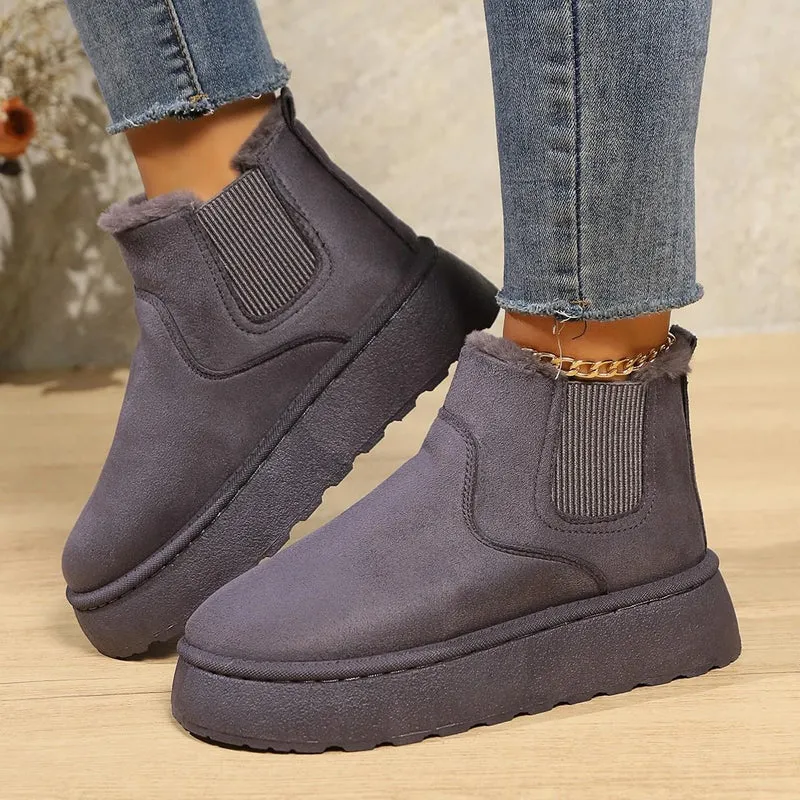 Cozy Plush Boots For Winters