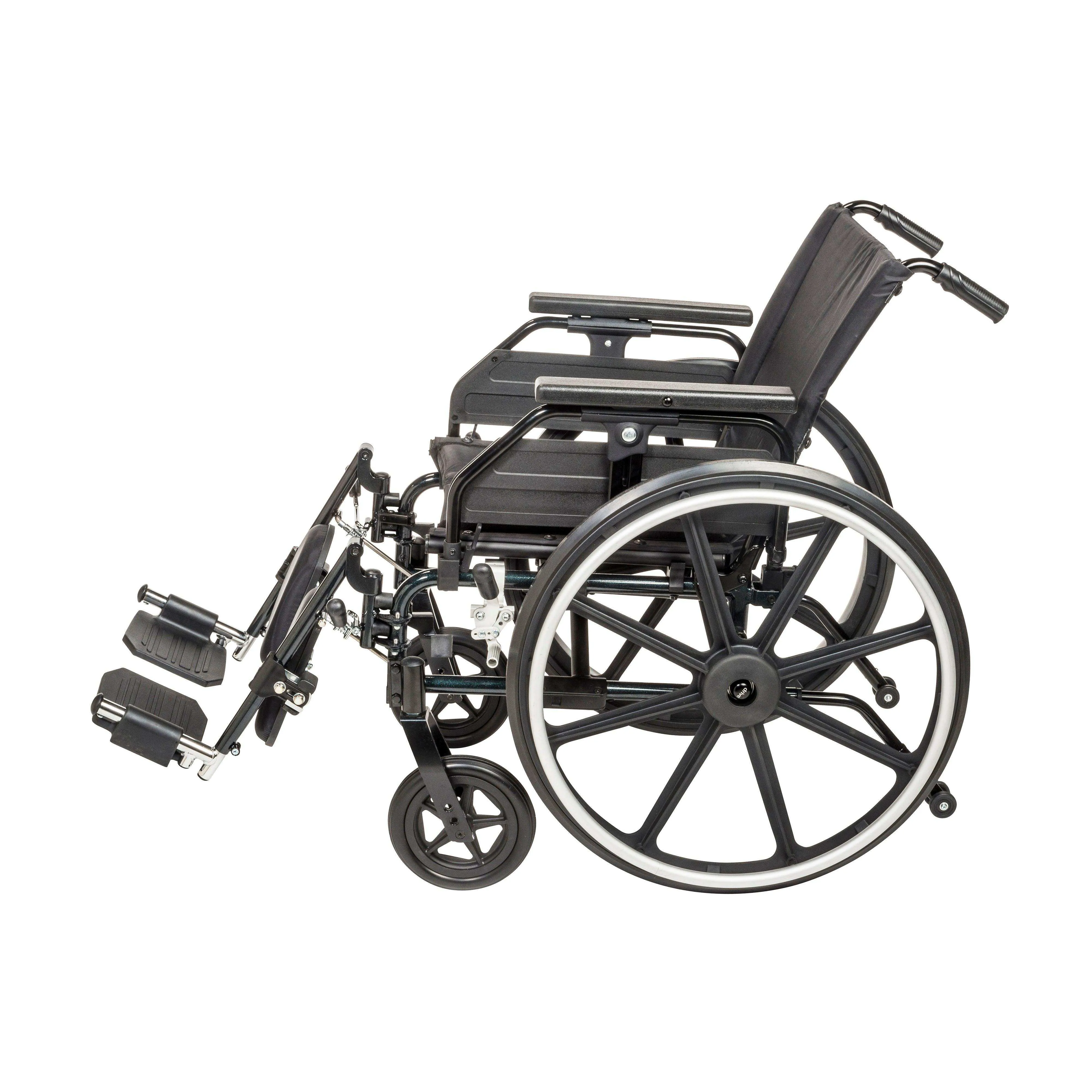 Drive Medical Viper Plus GT Wheelchair with Universal Armrests