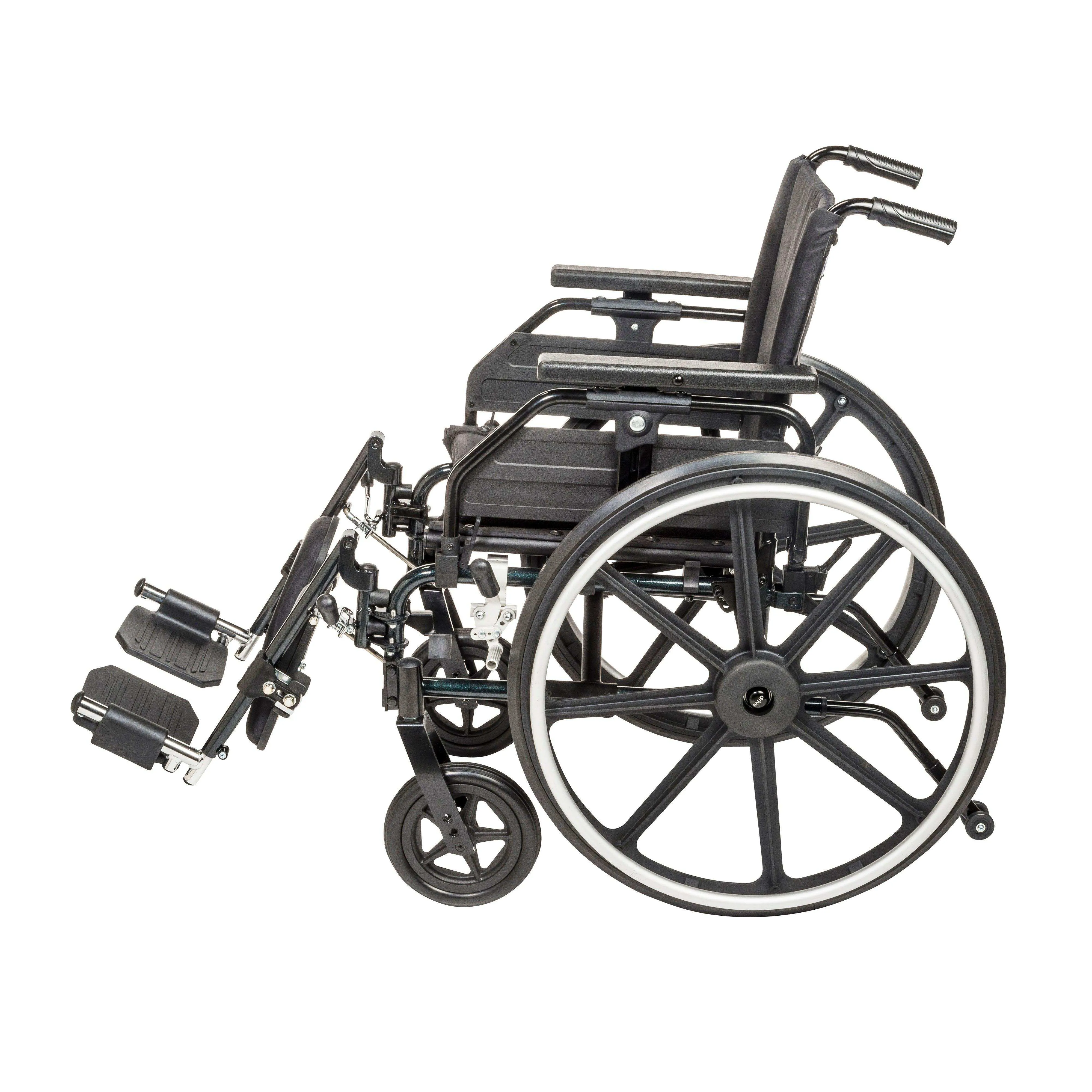 Drive Medical Viper Plus GT Wheelchair with Universal Armrests