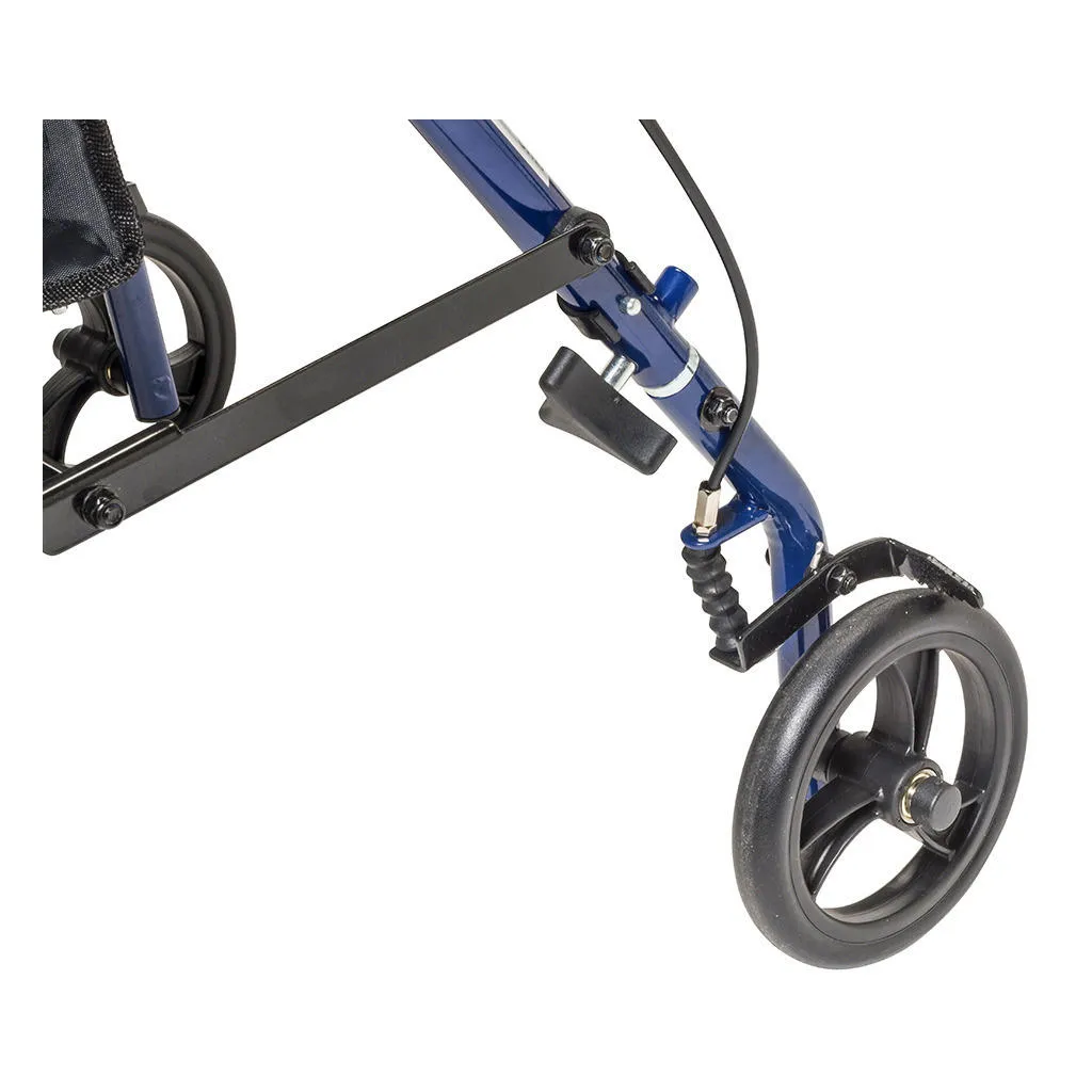 Drive Steel Patient Rollator w/ 6" Wheels, 300 lb Weight Capacity