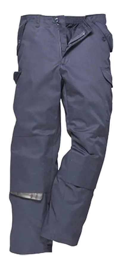 Elasticated Waist Cargo Combat Work Trousers with kneepad pocket - C703