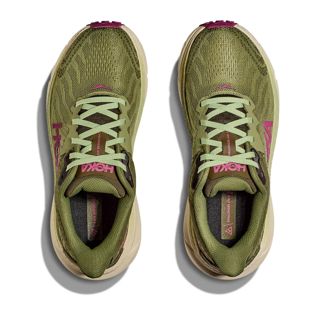 Hoka Challenger 7 Womens | Forest Floor / Beet Root