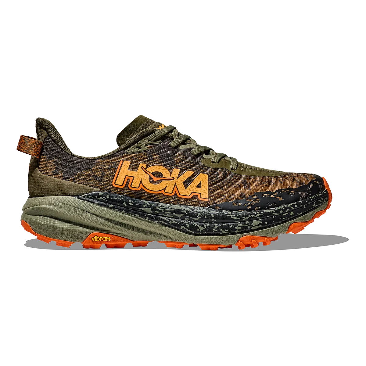 Hoka Speedgoat 6 - Antique Olive - Squash