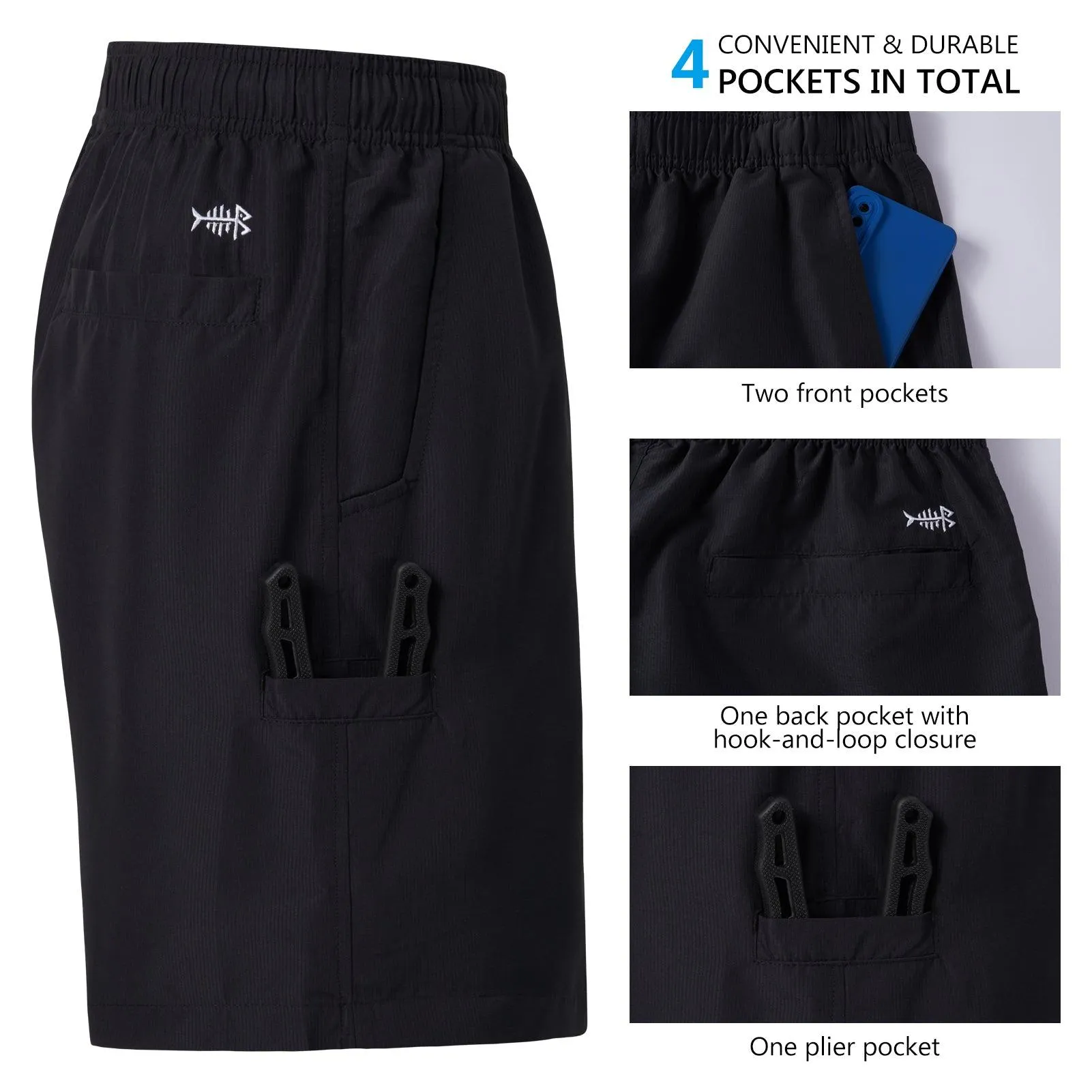 Men's 8in Quick Dry UPF 50  Water Shorts FP04M