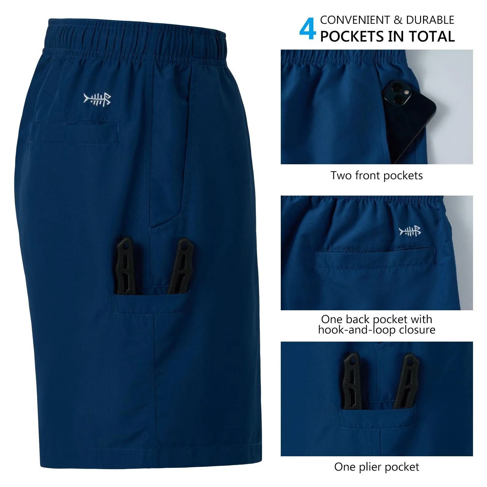 Men's 8in Quick Dry UPF 50  Water Shorts FP04M