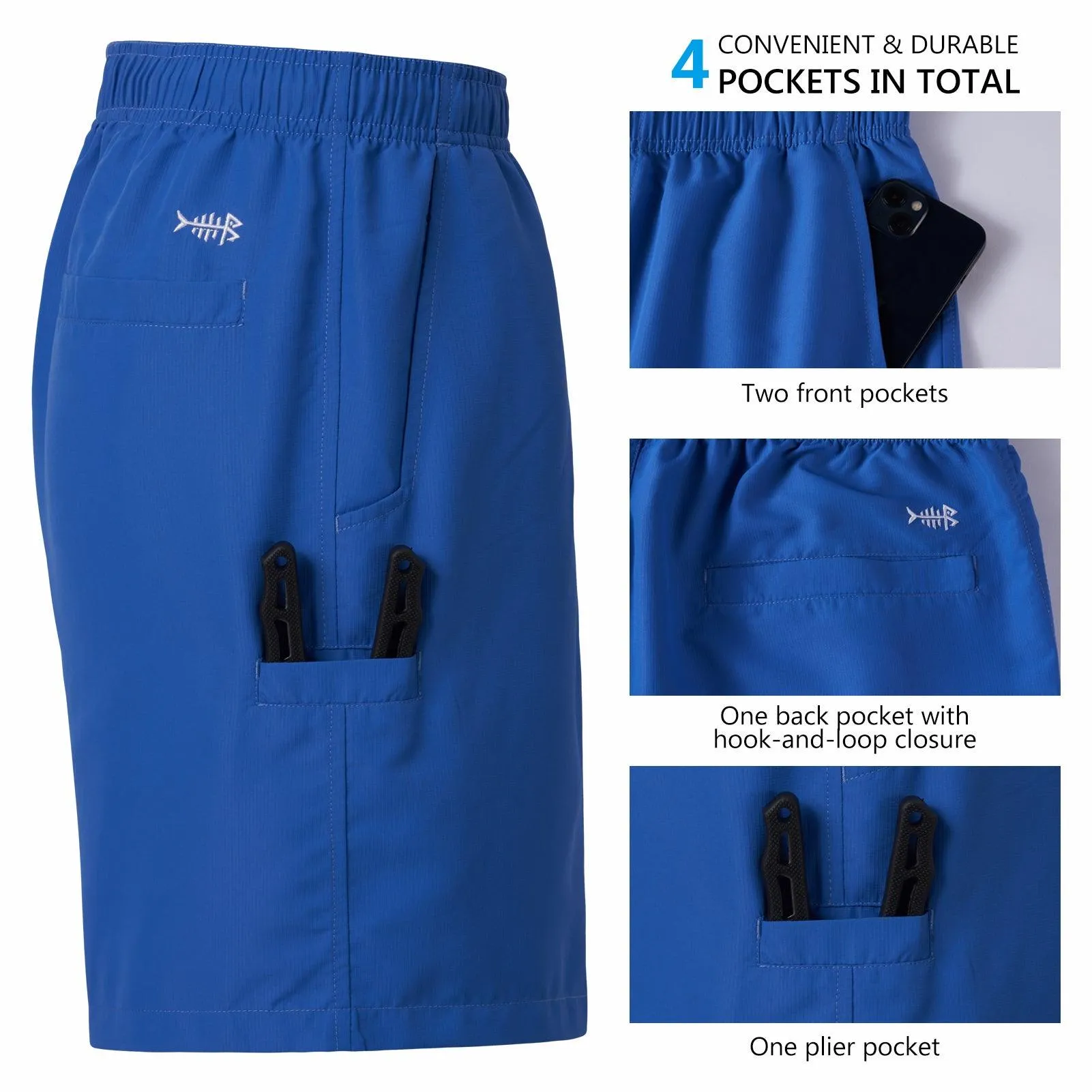 Men's 8in Quick Dry UPF 50  Water Shorts FP04M