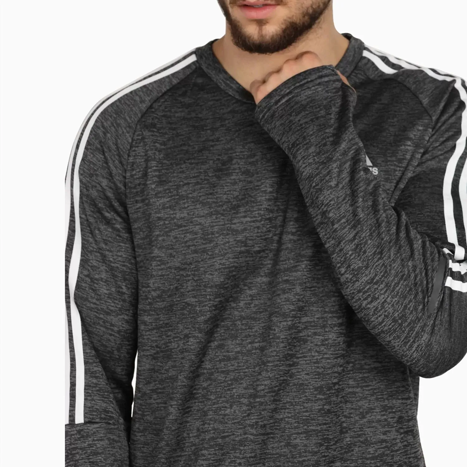 Men's Performance Own the Run 3-Stripes Sweatshirt