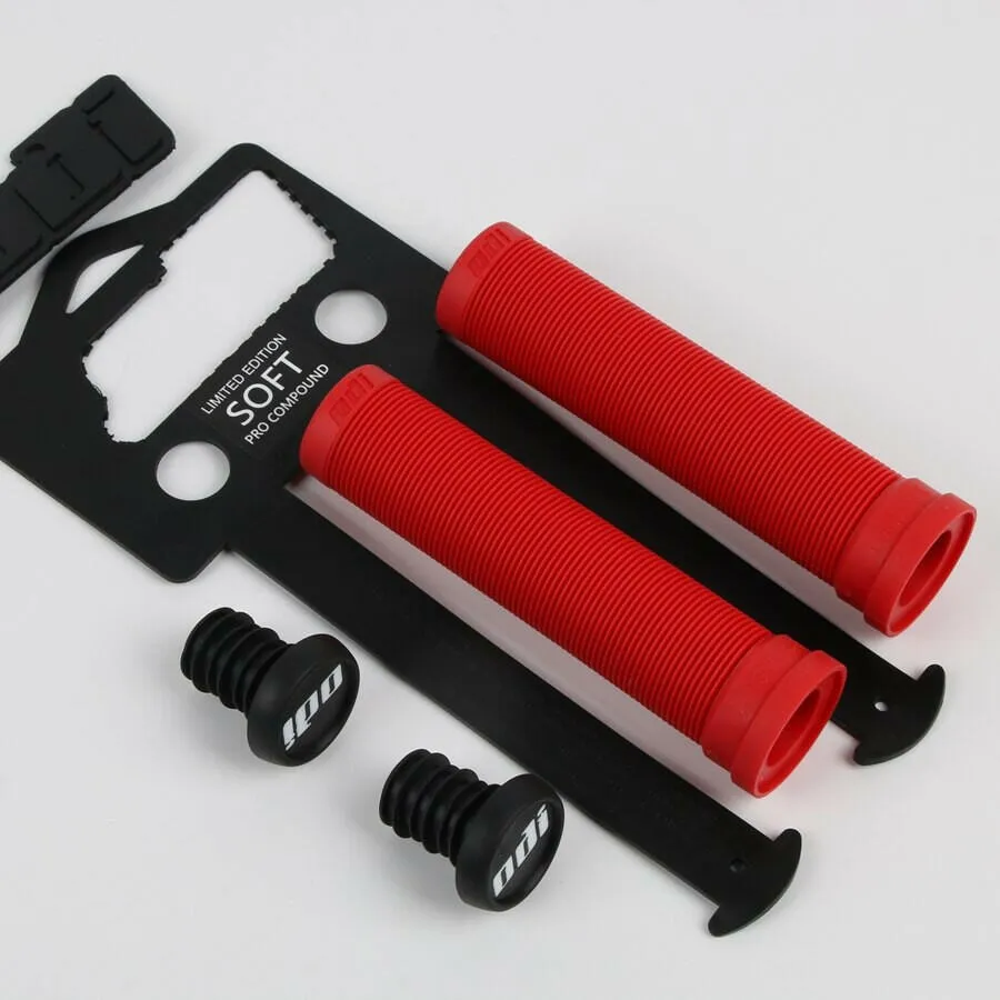 ODI Bicycle Handlebar Grips Silica Gel Handlebar Grip Soft Non-slip Shock-absorbing Handlebar Cover XC/AM Downhill Folding Bike