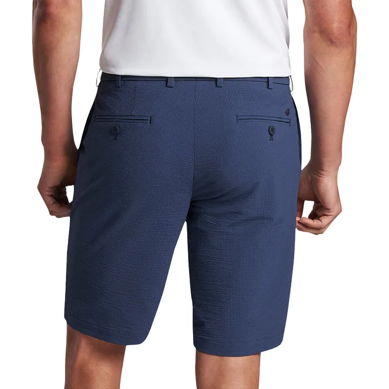 PETER MILLAR Matlock Seersucker Performance Men's Shorts (Navy)