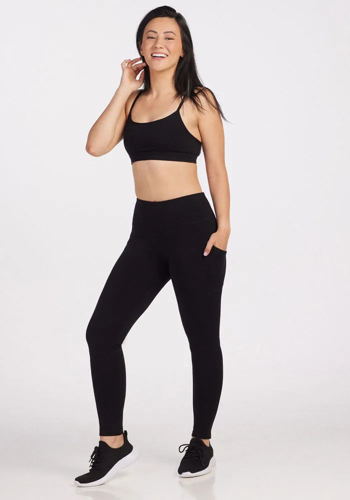 Piper Pocket Leggings - Black