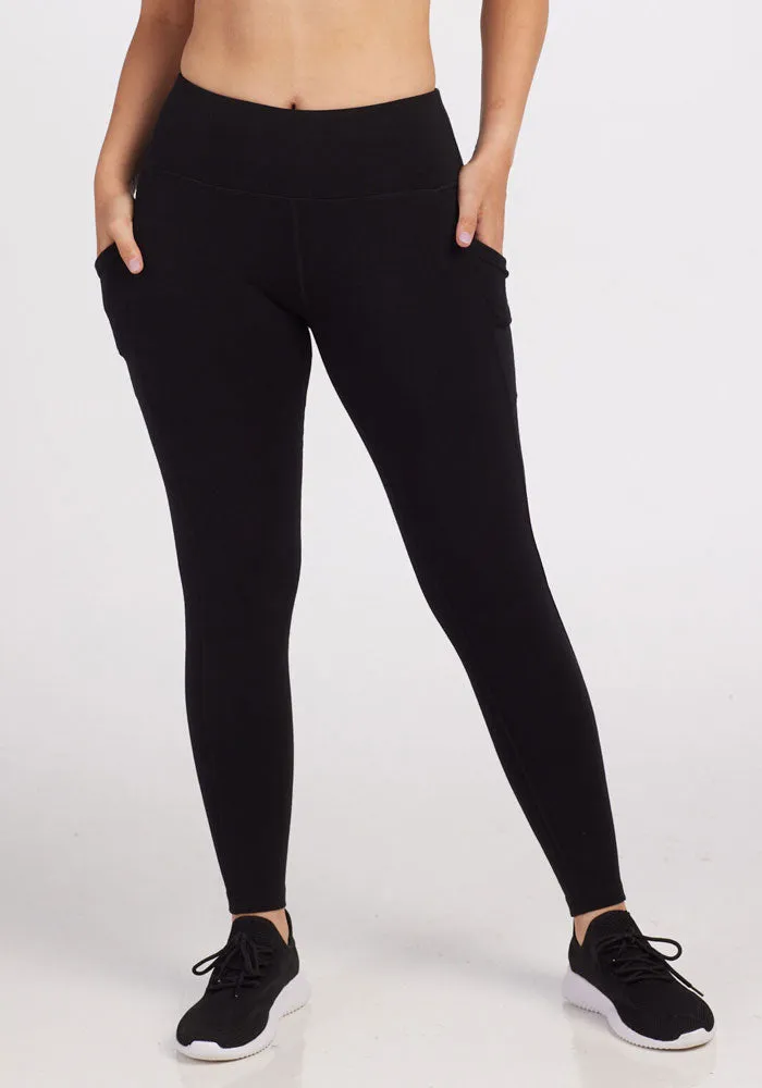 Piper Pocket Leggings - Black