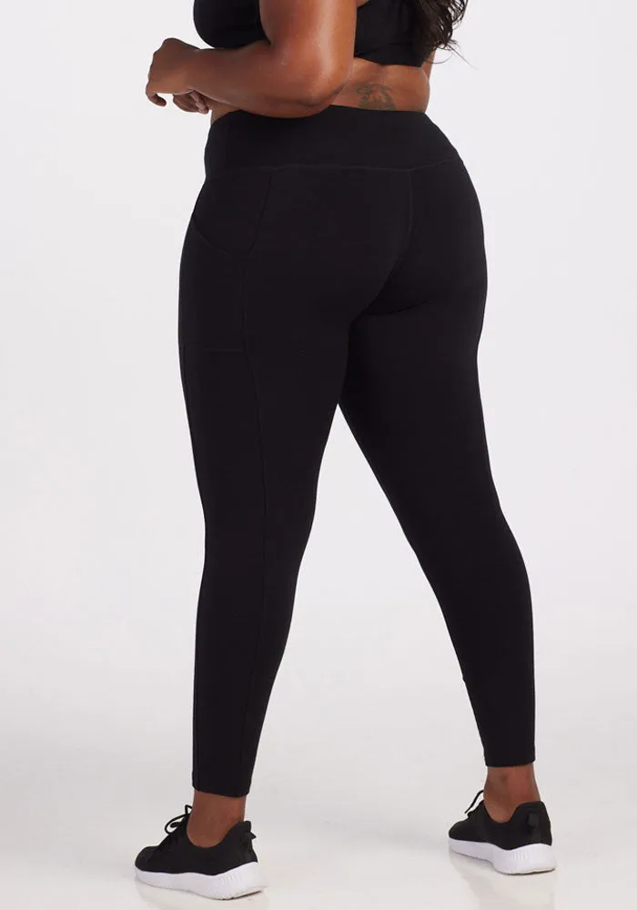 Piper Pocket Leggings - Black