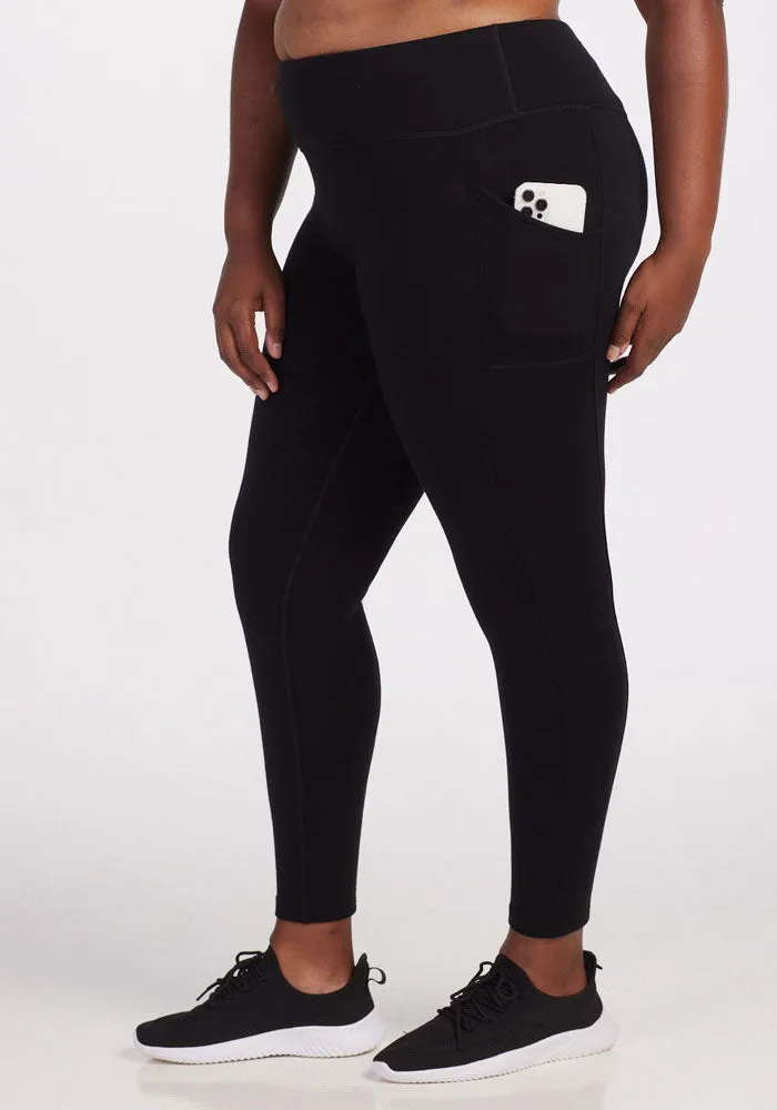 Piper Pocket Leggings - Black