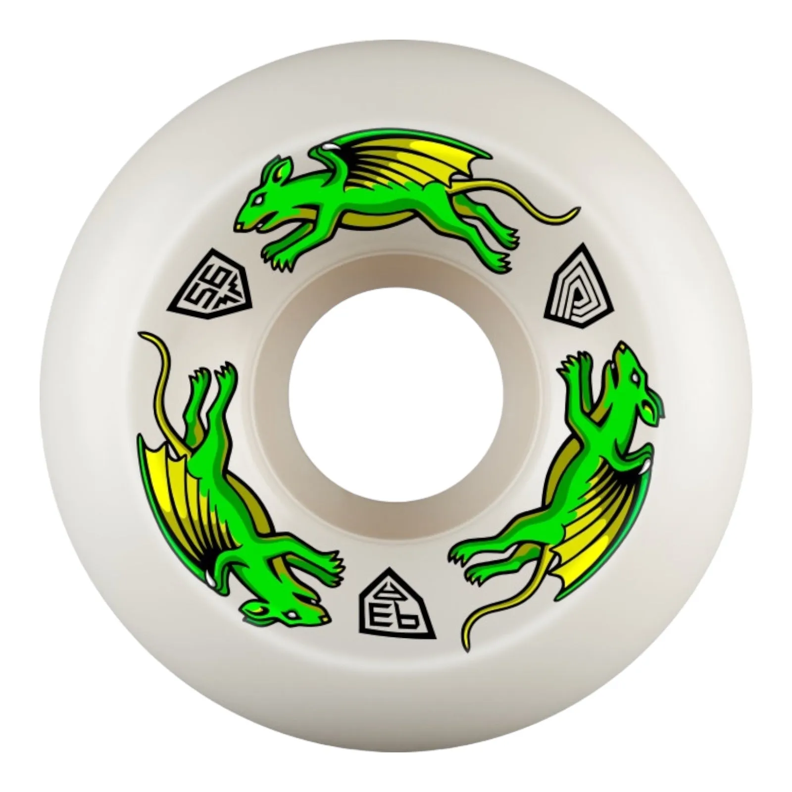 Powell Peralta Dragon Formula Nano Rats Skateboard Wheels 56mm x 36mm 93A 4pk