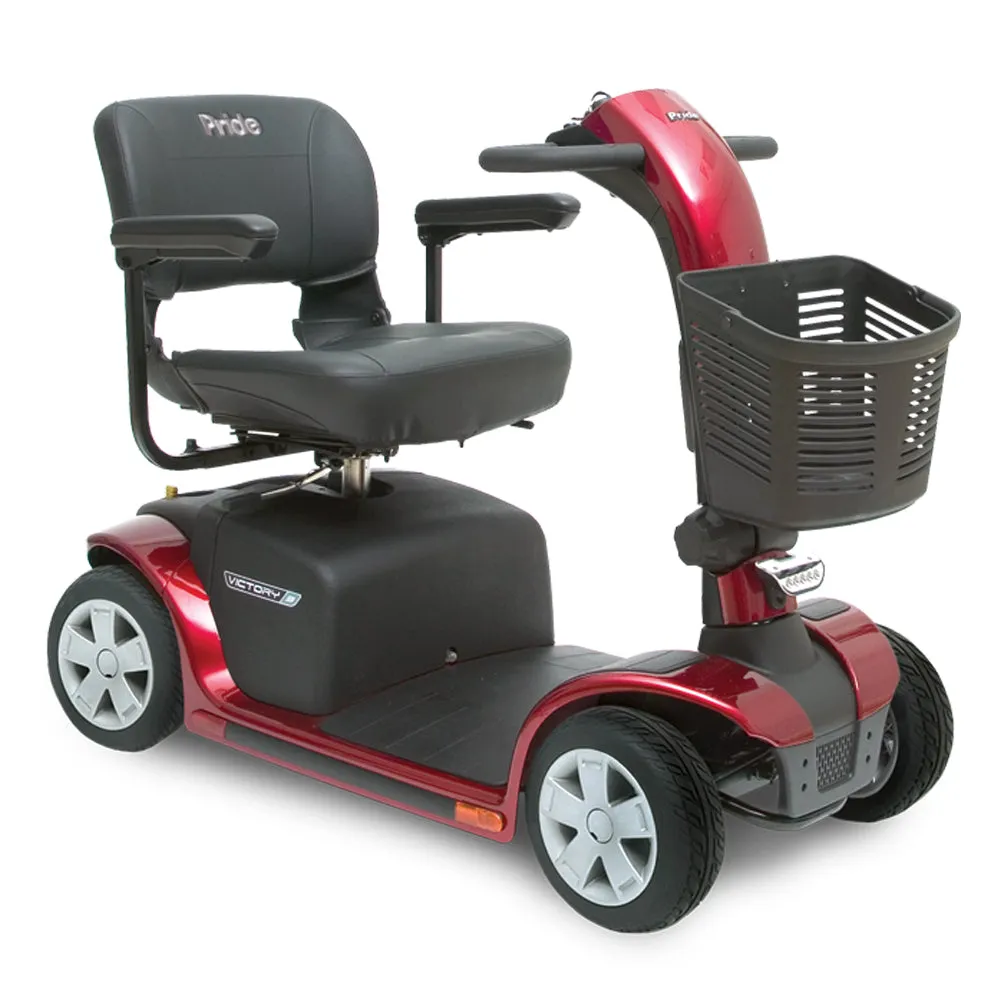 Pride Victory 9 4-Wheel Electric Scooter - Candy Apple Red