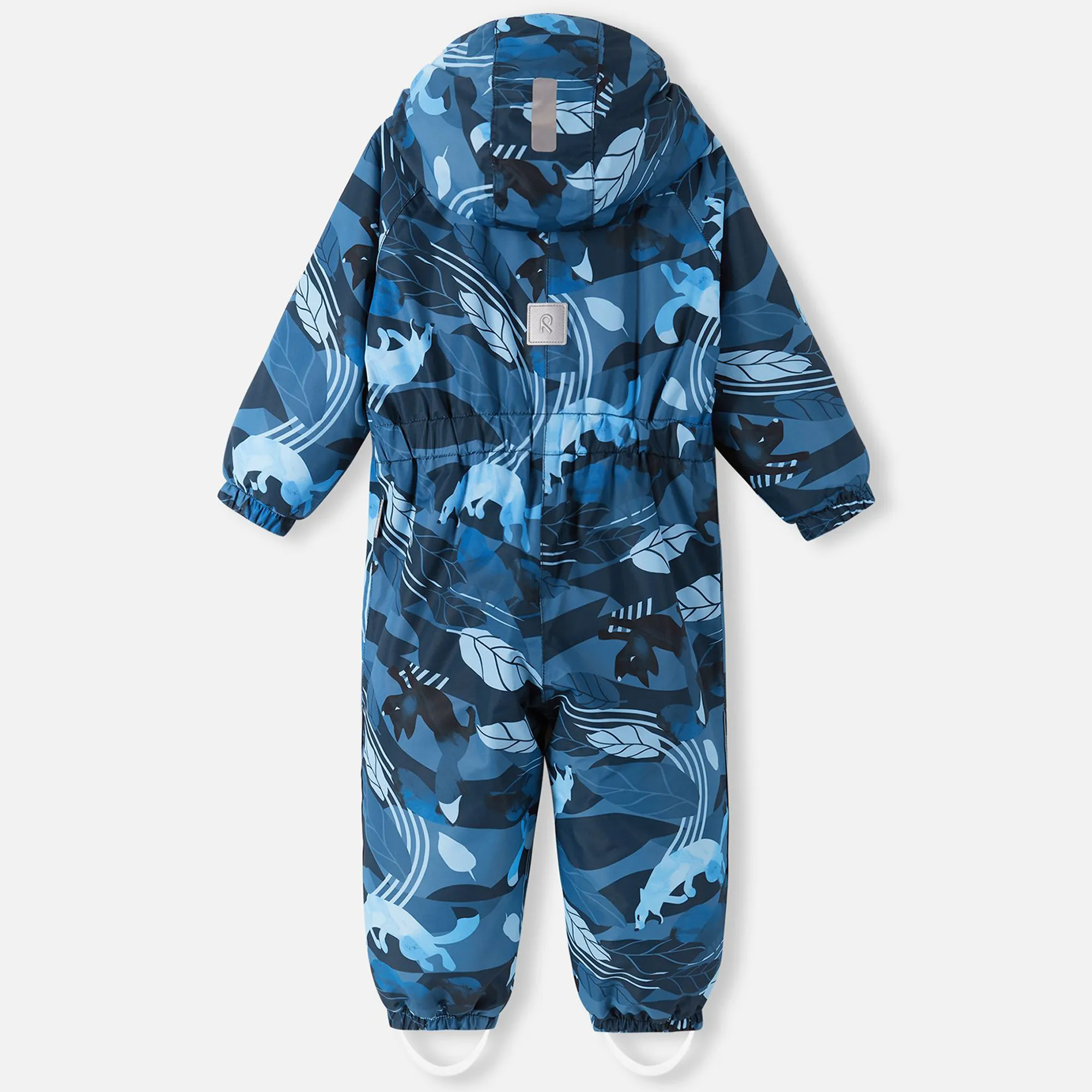 Reima Toddlers' Puhuri Waterproof Snowsuit - Navy Blue