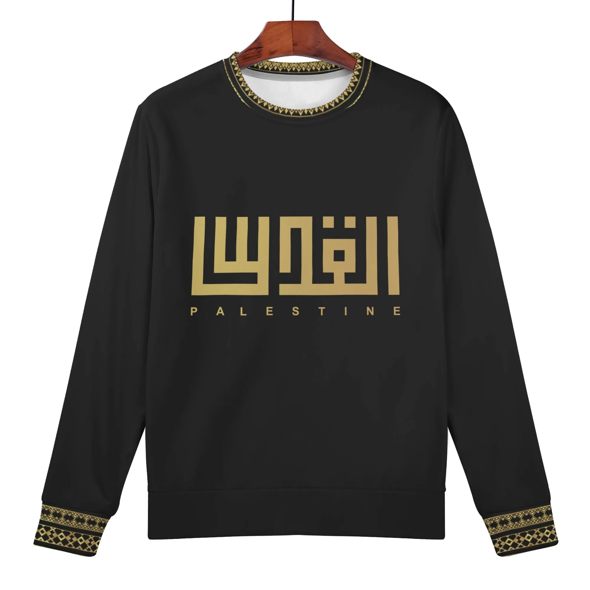 Soft Kids Word Black Sweater With Gift