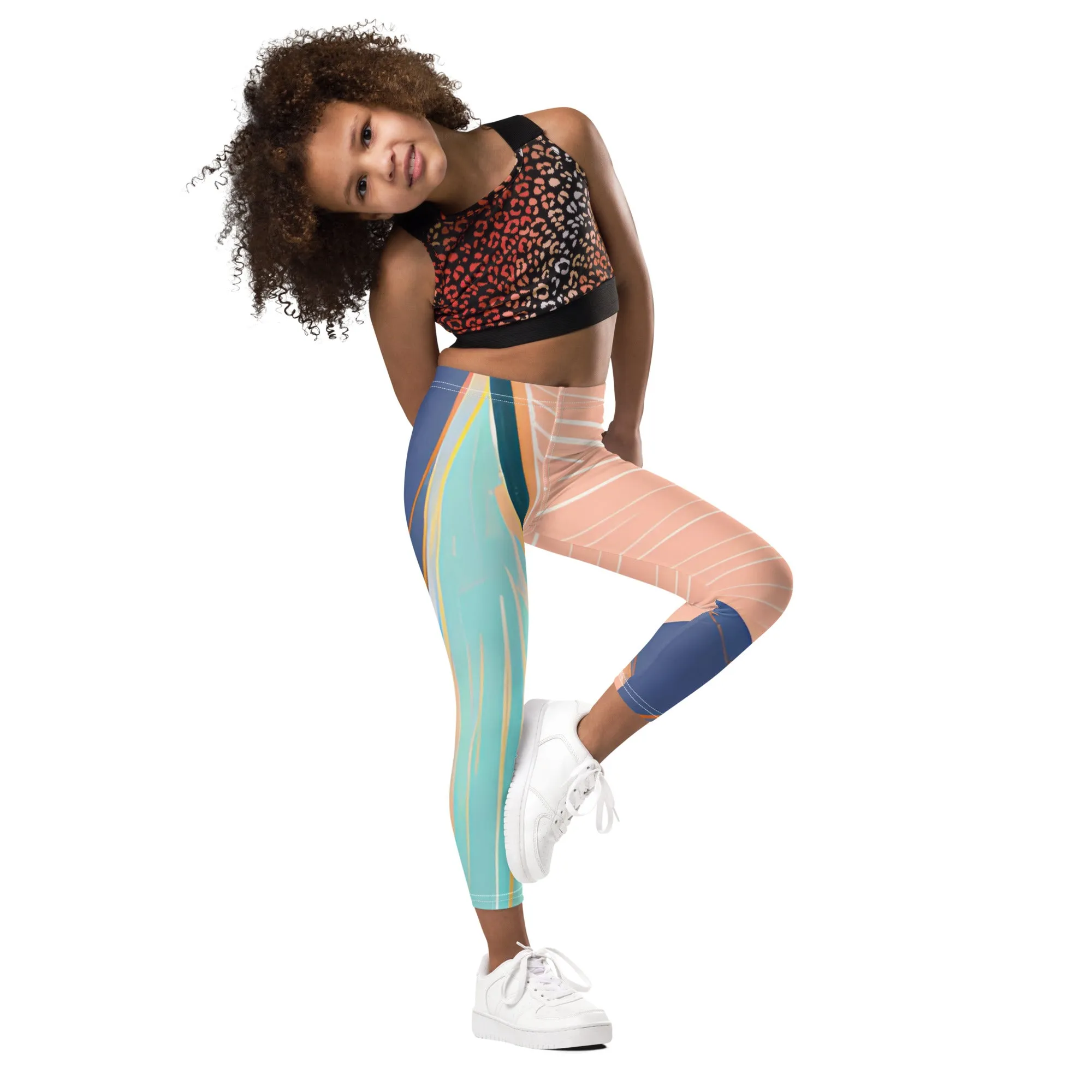 Unisex Kids Leggings with Vibrant Design - Crafted for Endless Playtime Adventures